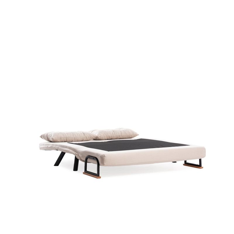 Casa si Gradina - Mobilier - Canapele si coltare - Canapele - Canapea extensibila, Atelier Del Sofa, metal, stofa in, crem, 175x133 cm - Infinity.ro