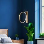 Casa si Gradina - Corpuri si surse de iluminat - Plafoniere, aplice si spoturi - Aplica, Opviq, metal, auriu, 30x50 cm, led 12w - Infinity.ro