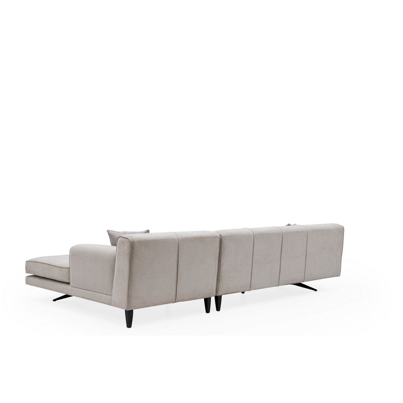 Casa si Gradina - Mobilier - Canapele si coltare - Coltare - Coltar, Hanah Home, lemn fag si pal, bej, 308x198x100 cm - Infinity.ro