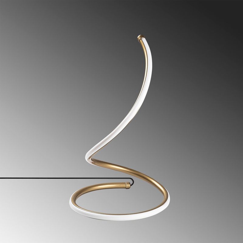 Casa si Gradina - Corpuri si surse de iluminat - Veioze si lampi - Veioze - Veioza, Opviq, metal, auriu, 25x40 cm - Infinity.ro