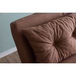 Casa si Gradina - Mobilier - Canapele si coltare - Canapele - Canapea extensibila, Hanah Home, stofa in, maro deschis, 175x133 cm - Infinity.ro