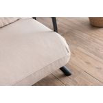 Casa si Gradina - Mobilier - Canapele si coltare - Canapele - Canapea extensibila, Atelier Del Sofa, metal, stofa in, crem, 175x133 cm - Infinity.ro