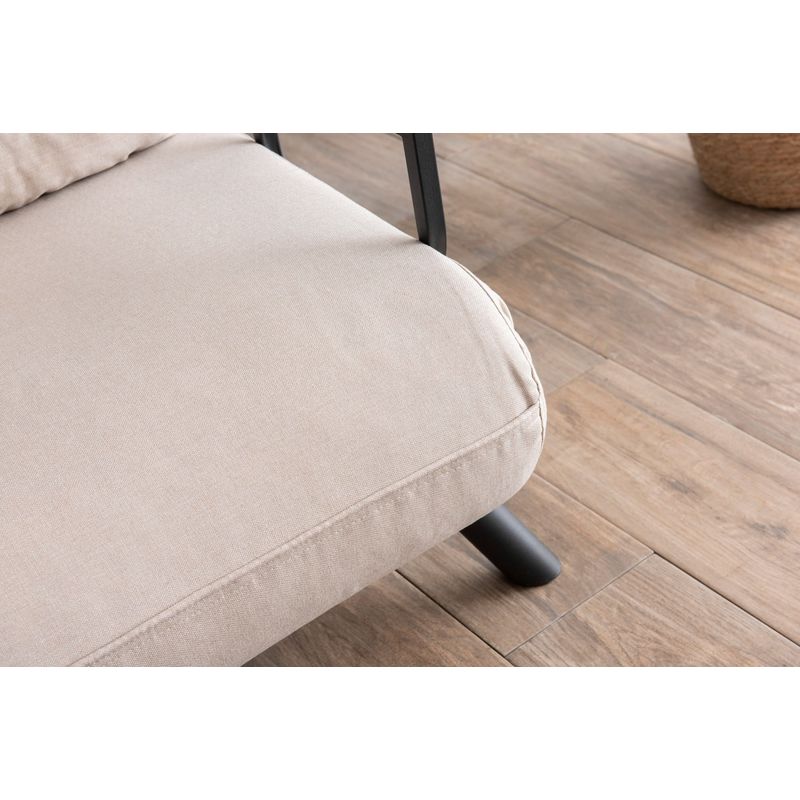 Casa si Gradina - Mobilier - Canapele si coltare - Canapele - Canapea extensibila, Atelier Del Sofa, metal, stofa in, crem, 175x133 cm - Infinity.ro