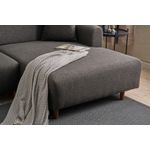 Casa si Gradina - Mobilier - Canapele si coltare - Coltare - Coltar extensibil, Atelier Del Sofa, 100% poliester, antracit, 246x160x85 cm - Infinity.ro