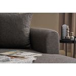 Casa si Gradina - Mobilier - Canapele si coltare - Coltare - Coltar extensibil, Atelier Del Sofa, 100% poliester, antracit, 246x160x85 cm - Infinity.ro