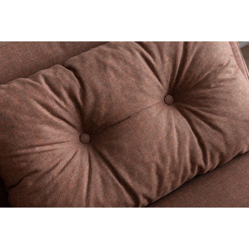 Casa si Gradina - Mobilier - Canapele si coltare - Canapele - Canapea extensibila, Hanah Home, stofa in, maro deschis, 175x133 cm - Infinity.ro