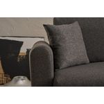Casa si Gradina - Mobilier - Canapele si coltare - Coltare - Coltar extensibil, Atelier Del Sofa, 100% poliester, antracit, 246x160x85 cm - Infinity.ro