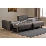 Casa si Gradina - Mobilier - Canapele si coltare - Coltare - Coltar extensibil, Atelier Del Sofa, 100% poliester, antracit, 246x160x85 cm - Infinity.ro