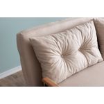 Casa si Gradina - Mobilier - Canapele si coltare - Canapele - Canapea extensibila, Atelier Del Sofa, metal, stofa in, crem, 175x133 cm - Infinity.ro