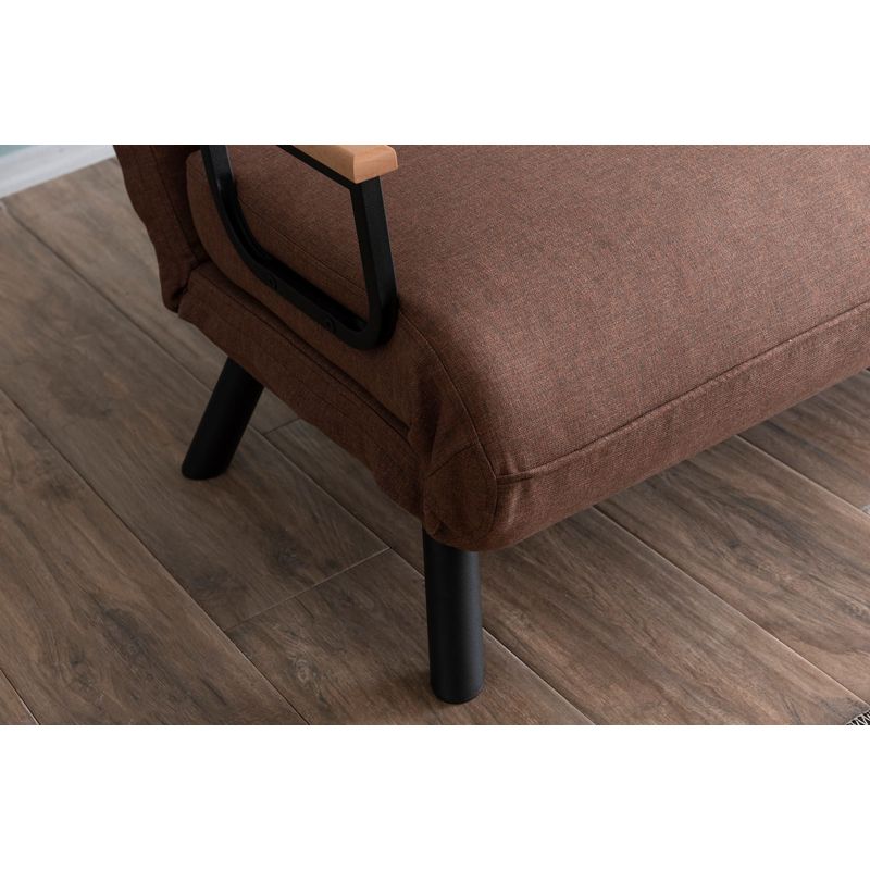 Casa si Gradina - Mobilier - Canapele si coltare - Canapele - Canapea extensibila, Hanah Home, stofa in, maro deschis, 175x133 cm - Infinity.ro