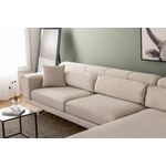 Casa si Gradina - Mobilier - Canapele si coltare - Coltare - Coltar, Hanah Home, lemn fag si pal, bej, 308x198x100 cm - Infinity.ro