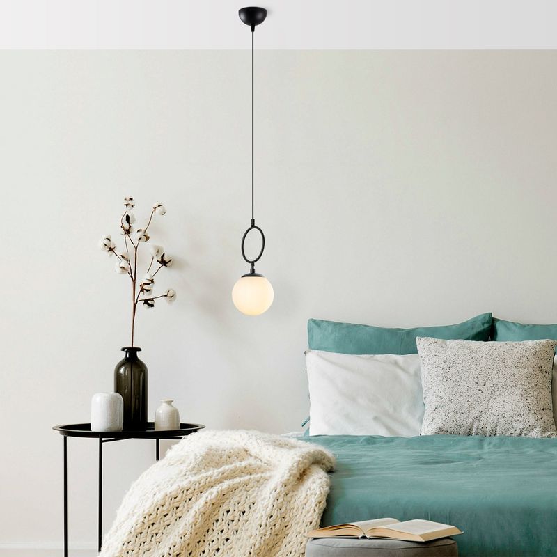 Casa si Gradina - Corpuri si surse de iluminat - Lustre si pendule - Lustra, Opviq, metal, negru, 15x15x127 cm - Infinity.ro