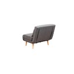 Casa si Gradina - Mobilier - Canapele si coltare - Canapele - Canapea extensibila, Hanah Home, metal, gri inchis, 180x80 cm - Infinity.ro