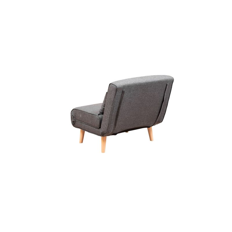 Casa si Gradina - Mobilier - Canapele si coltare - Canapele - Canapea extensibila, Hanah Home, metal, gri inchis, 180x80 cm - Infinity.ro