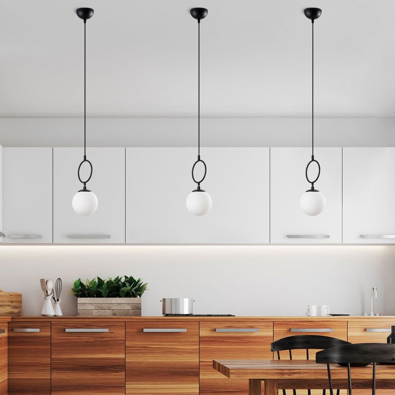 Casa si Gradina - Corpuri si surse de iluminat - Lustre si pendule - Lustra, Opviq, metal, negru, 15x15x127 cm - Infinity.ro