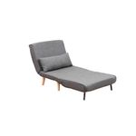 Casa si Gradina - Mobilier - Canapele si coltare - Canapele - Canapea extensibila, Hanah Home, metal, gri inchis, 180x80 cm - Infinity.ro