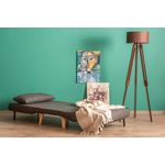 Casa si Gradina - Mobilier - Canapele si coltare - Canapele - Canapea extensibila, Hanah Home, metal, gri inchis, 180x80 cm - Infinity.ro