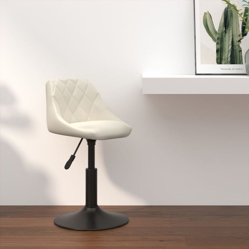 Casa si Gradina - Mobilier - Scaune si fotolii - Scaune - Scaun de bar, crem, catifea - Infinity.ro
