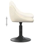 Casa si Gradina - Mobilier - Scaune si fotolii - Scaune - Scaun de bar, crem, catifea - Infinity.ro