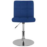 Casa si Gradina - Mobilier - Scaune si fotolii - Scaune - Scaune de bucatarie pivotante, 4 buc., albastru, textil - Infinity.ro