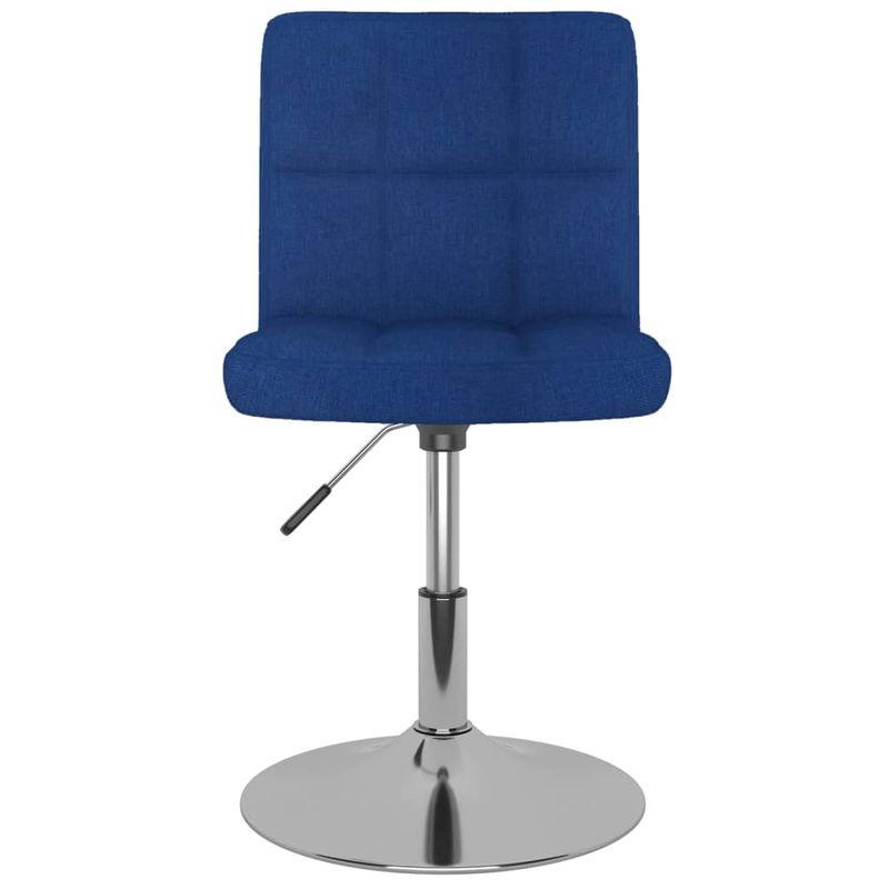 Casa si Gradina - Mobilier - Scaune si fotolii - Scaune - Scaune de bucatarie pivotante, 4 buc., albastru, textil - Infinity.ro
