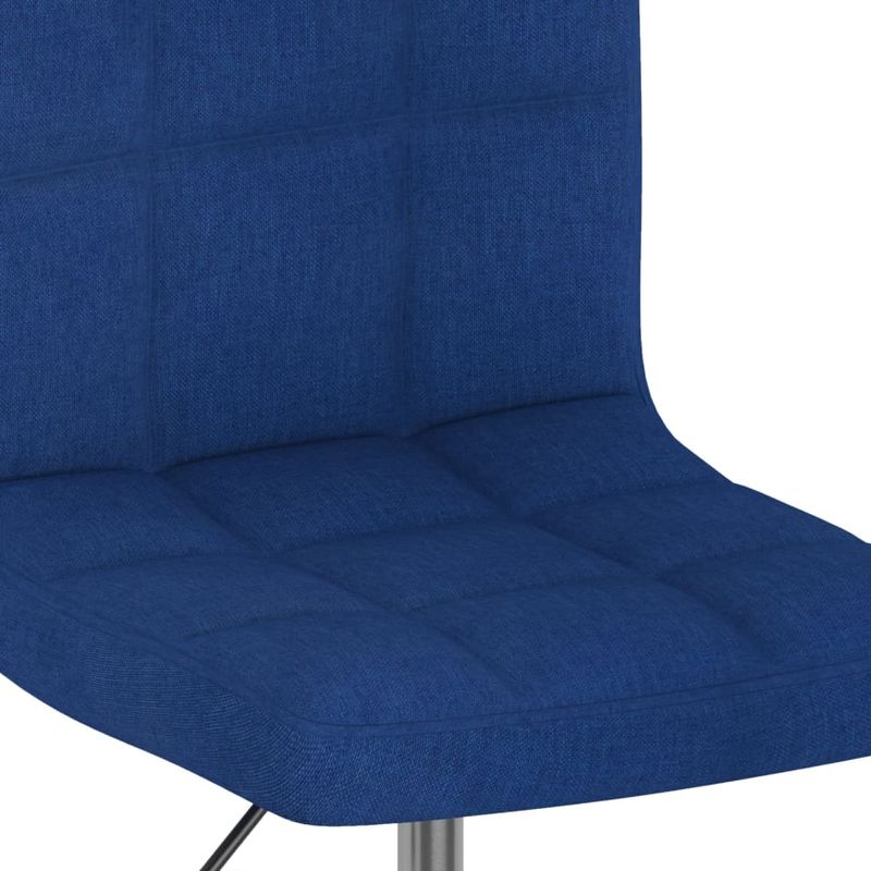 Casa si Gradina - Mobilier - Scaune si fotolii - Scaune - Scaune de bucatarie pivotante, 4 buc., albastru, textil - Infinity.ro