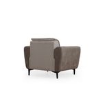 Casa si Gradina - Mobilier - Scaune si fotolii - Fotolii - Fotoliu, Atelier Del Sofa, lemn fag si pal, gri, 100x85x85 cm - Infinity.ro