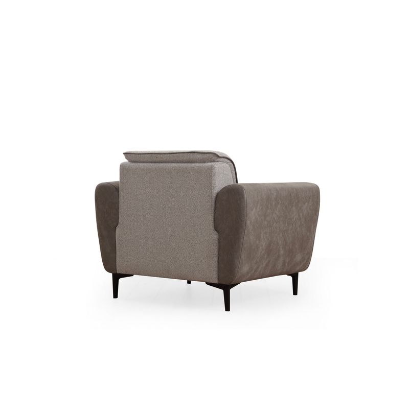 Casa si Gradina - Mobilier - Scaune si fotolii - Fotolii - Fotoliu, Atelier Del Sofa, lemn fag si pal, gri, 100x85x85 cm - Infinity.ro