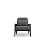 Casa si Gradina - Mobilier - Scaune si fotolii - Fotolii - Fotoliu, Hanah Home, lemn de fag, gri, 77x90x84 cm - Infinity.ro