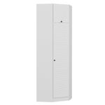 Casa si Gradina - Mobilier - Dulapuri si sifoniere - Dulapuri - Dulap, Hanah Home, pal melaminat, alb, 74x52x235 cm - Infinity.ro