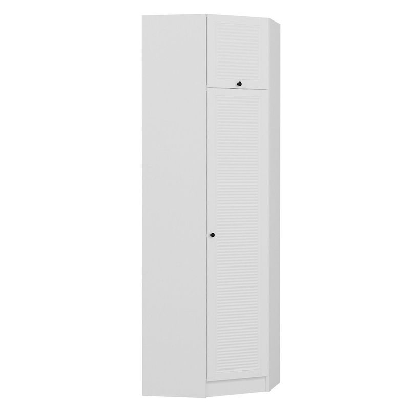 Casa si Gradina - Mobilier - Dulapuri si sifoniere - Dulapuri - Dulap, Hanah Home, pal melaminat, alb, 74x52x235 cm - Infinity.ro
