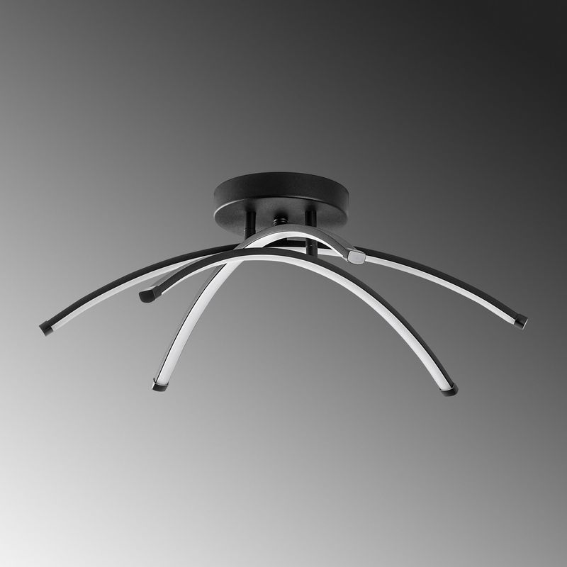 Casa si Gradina - Corpuri si surse de iluminat - Lustre si pendule - Candelabru, Opviq, metal, negru, 57x57x20 cm - Infinity.ro