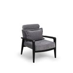 Casa si Gradina - Mobilier - Scaune si fotolii - Fotolii - Fotoliu, Hanah Home, lemn de fag, gri, 77x90x84 cm - Infinity.ro