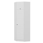 Casa si Gradina - Mobilier - Dulapuri si sifoniere - Dulapuri - Dulap, Hanah Home, pal melaminat, alb, 74x52x235 cm - Infinity.ro