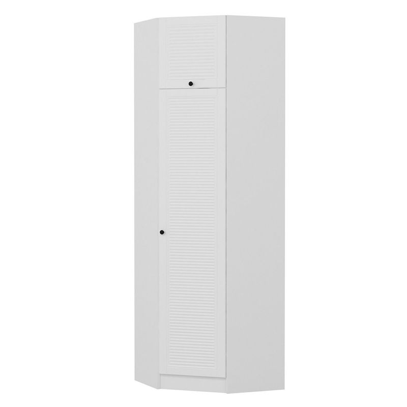 Casa si Gradina - Mobilier - Dulapuri si sifoniere - Dulapuri - Dulap, Hanah Home, pal melaminat, alb, 74x52x235 cm - Infinity.ro