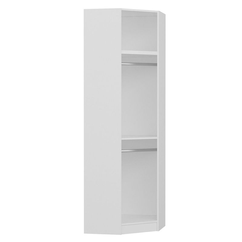 Casa si Gradina - Mobilier - Dulapuri si sifoniere - Dulapuri - Dulap, Hanah Home, pal melaminat, alb, 74x52x235 cm - Infinity.ro