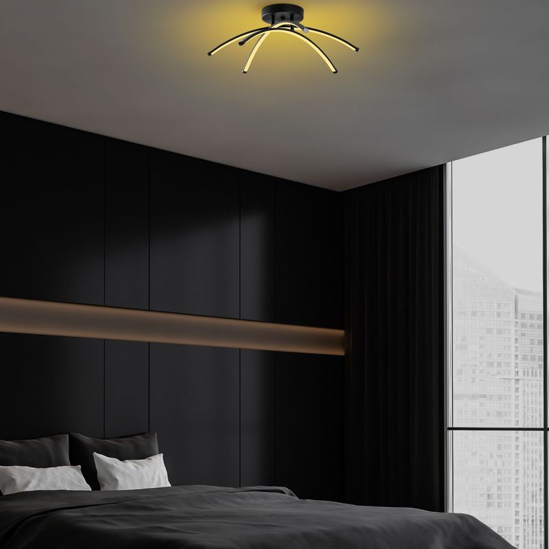 Casa si Gradina - Corpuri si surse de iluminat - Lustre si pendule - Candelabru, Opviq, metal, negru, 57x57x20 cm - Infinity.ro