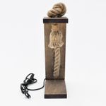 Casa si Gradina - Corpuri si surse de iluminat - Veioze si lampi - Veioze - Veioza, Opviq, lemn de pin, nuc, 10x20x35 cm - Infinity.ro