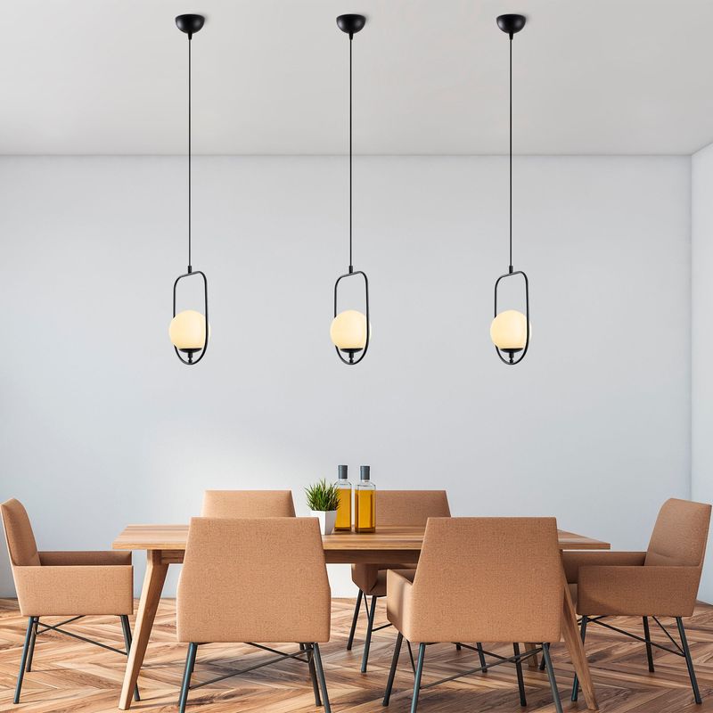Casa si Gradina - Corpuri si surse de iluminat - Lustre si pendule - Candelabru, Opviq, metal, negru, 20x15x171 cm - Infinity.ro