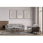 Casa si Gradina - Mobilier - Scaune si fotolii - Fotolii - Fotoliu, Atelier Del Sofa, lemn fag si pal, gri, 100x85x85 cm - Infinity.ro