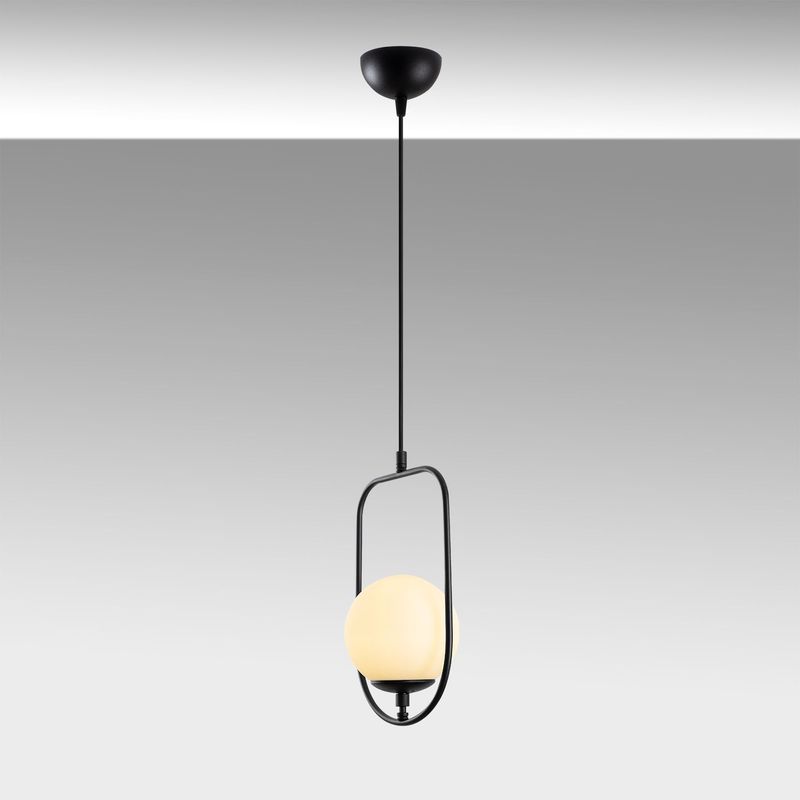 Casa si Gradina - Corpuri si surse de iluminat - Lustre si pendule - Candelabru, Opviq, metal, negru, 20x15x171 cm - Infinity.ro