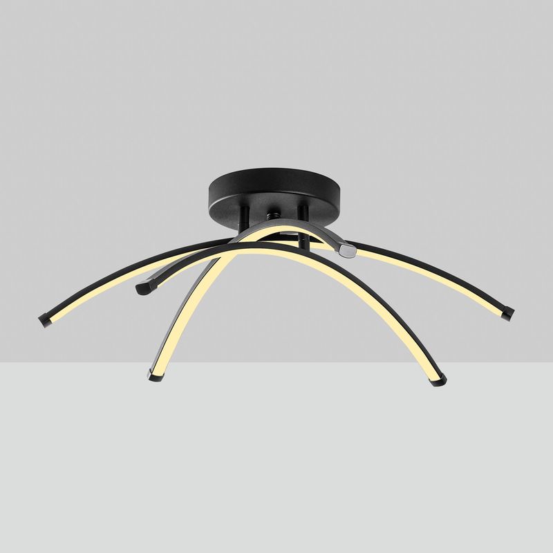 Casa si Gradina - Corpuri si surse de iluminat - Lustre si pendule - Candelabru, Opviq, metal, negru, 57x57x20 cm - Infinity.ro