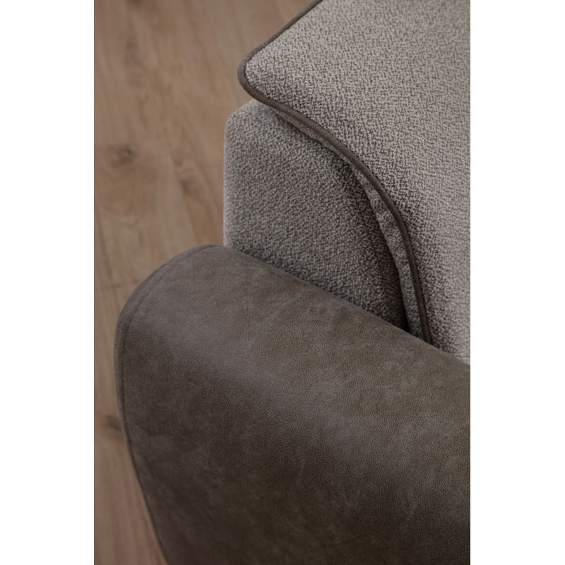 Casa si Gradina - Mobilier - Scaune si fotolii - Fotolii - Fotoliu, Atelier Del Sofa, lemn fag si pal, gri, 100x85x85 cm - Infinity.ro