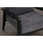 Casa si Gradina - Mobilier - Scaune si fotolii - Fotolii - Fotoliu, Hanah Home, lemn de fag, gri, 77x90x84 cm - Infinity.ro