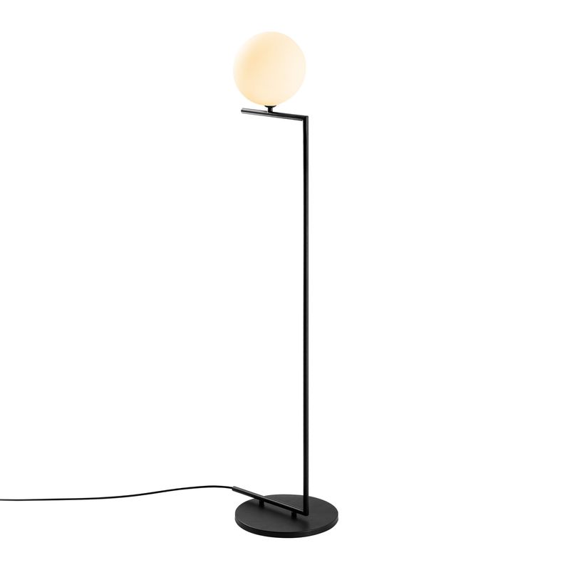 Casa si Gradina - Corpuri si surse de iluminat - Veioze si lampi - Lampadare - Lampadar, Opviq, metal, negru, 37x30x140 cm - Infinity.ro