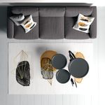 Casa si Gradina - Textile si covoare - Covoare - Covoare casa - Covor, Conceptum Hypnose, alb, 100x300 cm, 70% bumbac, antiderapant - Infinity.ro