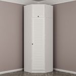 Casa si Gradina - Mobilier - Dulapuri si sifoniere - Dulapuri - Dulap, Hanah Home, pal melaminat, alb, 74x52x235 cm - Infinity.ro