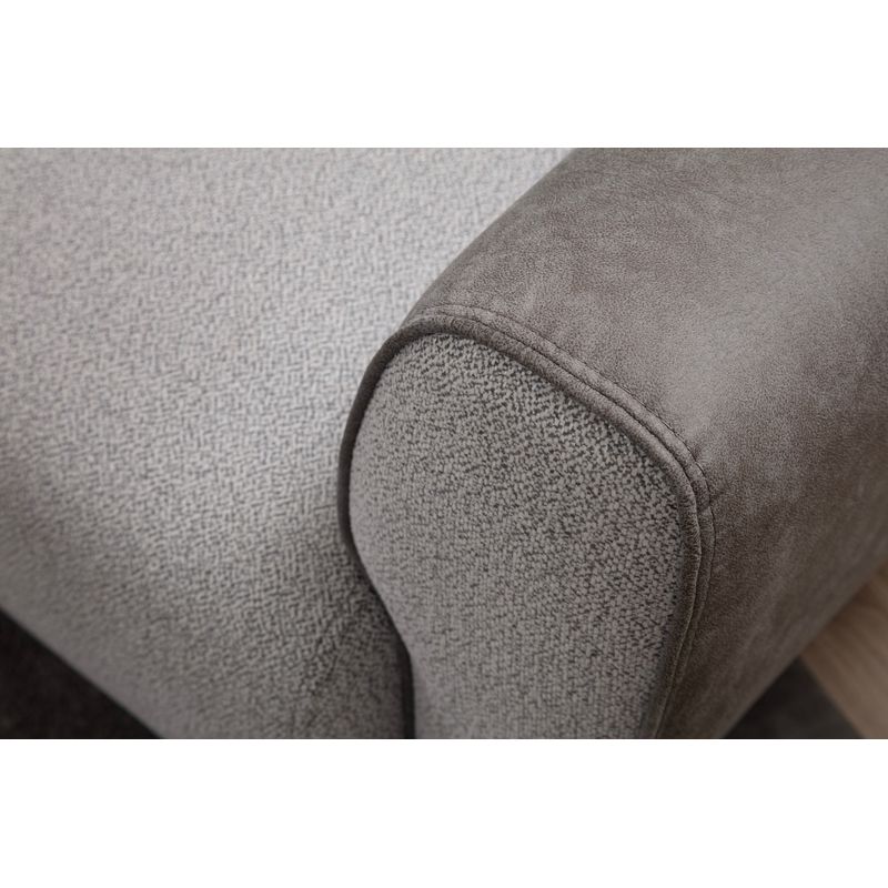 Casa si Gradina - Mobilier - Scaune si fotolii - Fotolii - Fotoliu, Atelier Del Sofa, lemn fag si pal, gri, 100x85x85 cm - Infinity.ro