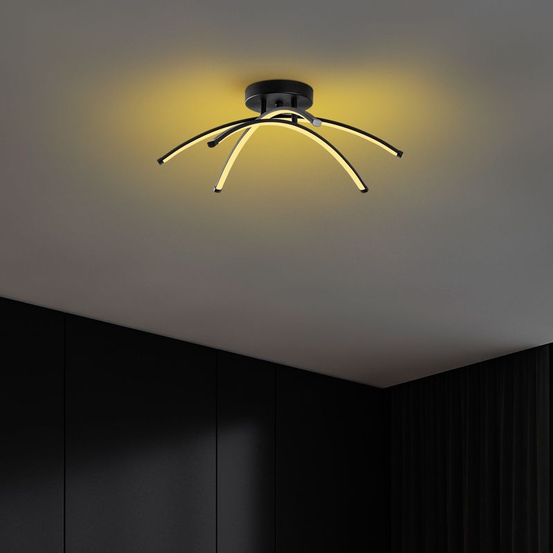 Casa si Gradina - Corpuri si surse de iluminat - Lustre si pendule - Candelabru, Opviq, metal, negru, 57x57x20 cm - Infinity.ro