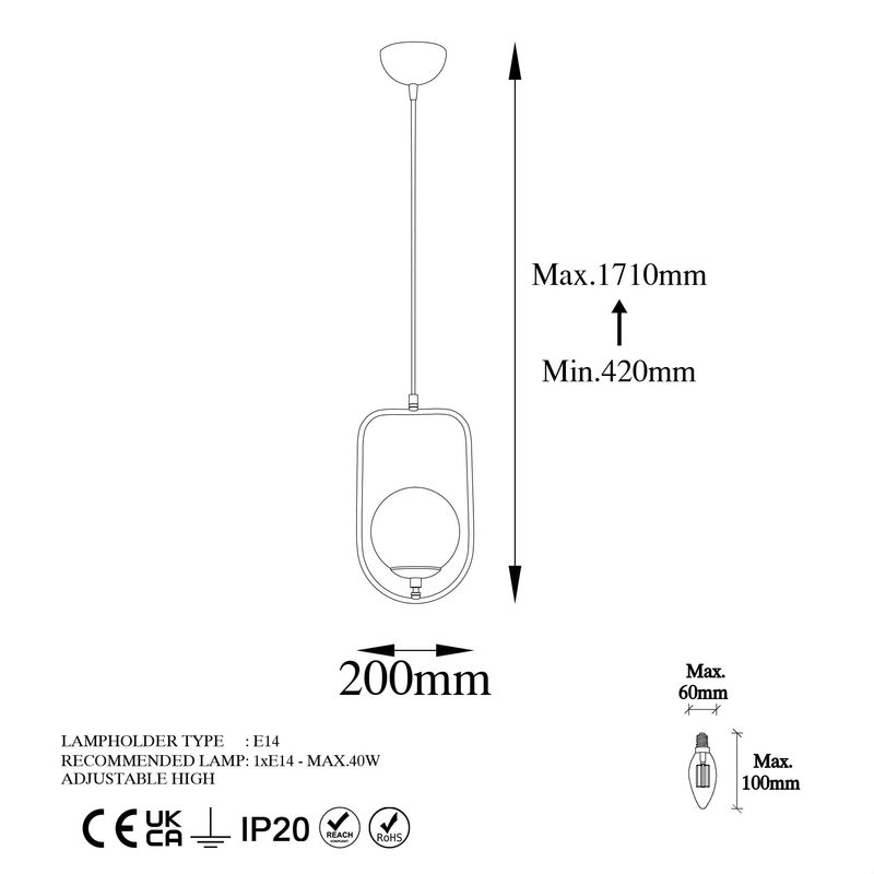 Casa si Gradina - Corpuri si surse de iluminat - Lustre si pendule - Candelabru, Opviq, metal, negru, 20x15x171 cm - Infinity.ro
